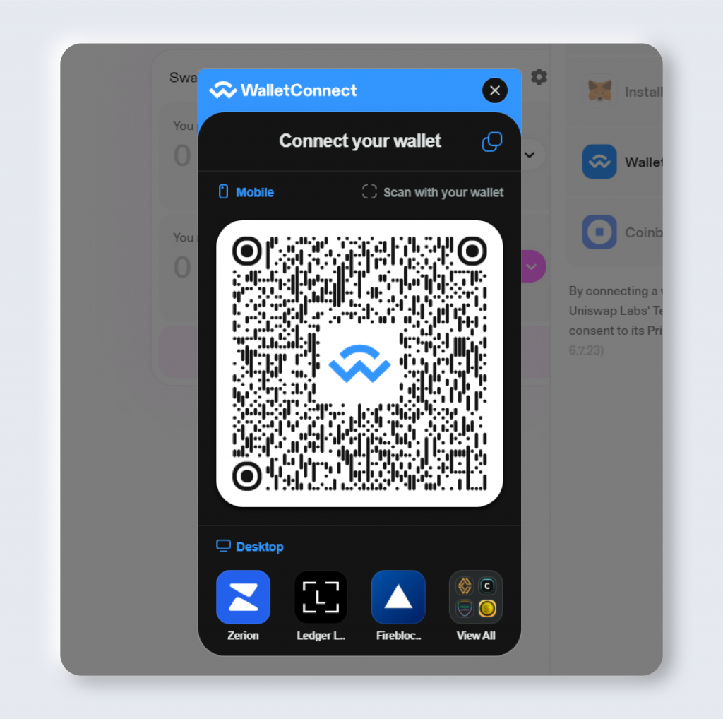 Step 6: Connect Your Wallet to the DEX