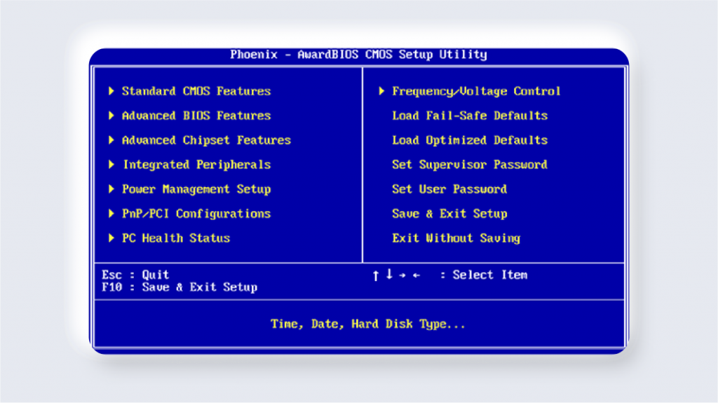 Configure BIOS Settings