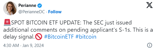 BTC ETF Delay Rumors