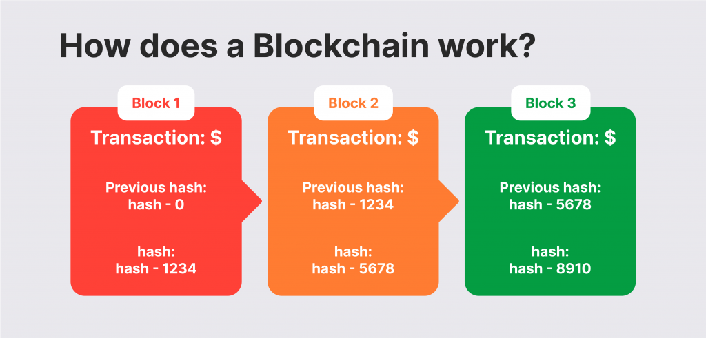 hashes in blockchain