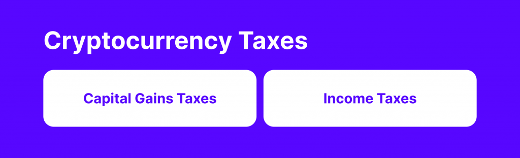 types of crypto taxes