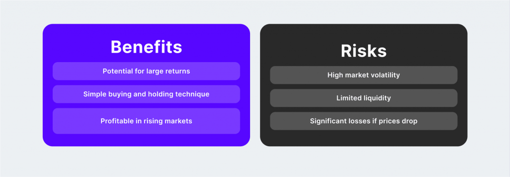 Benefits and risks of long position
