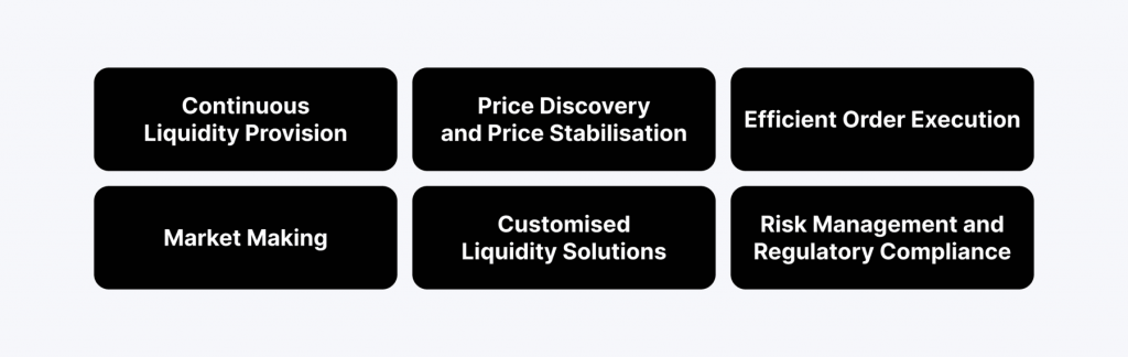 Key Functions of a Crypto Liquidity Provider