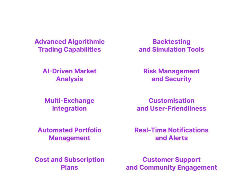 key features of AI trading bot