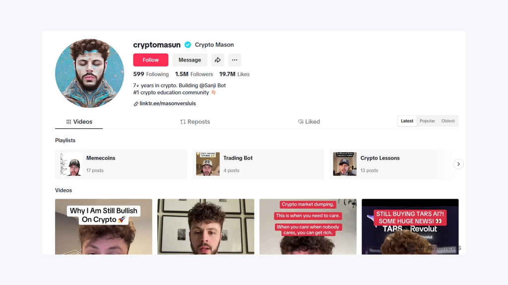 CryptoMasun TikTok
