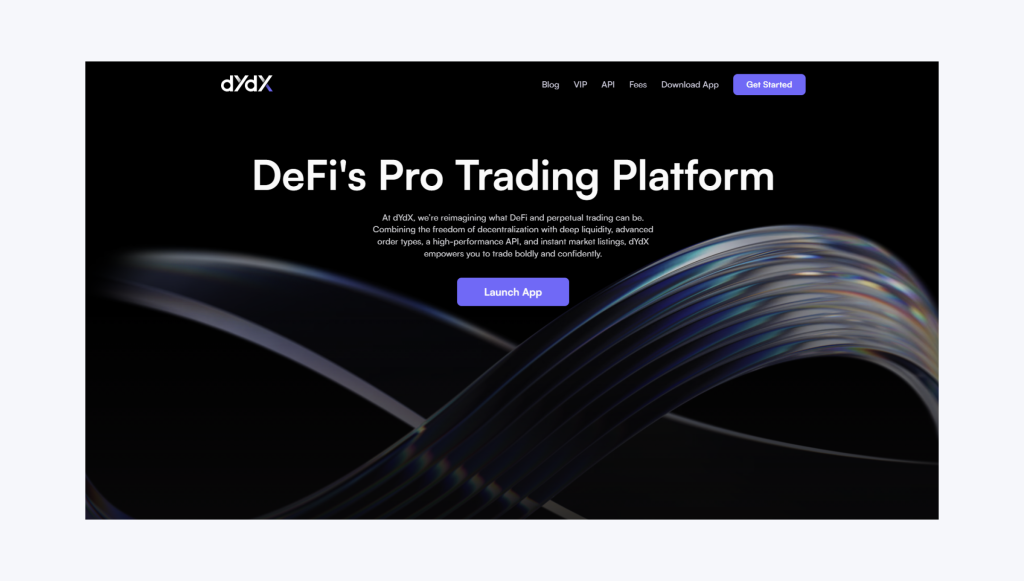 dYdX website