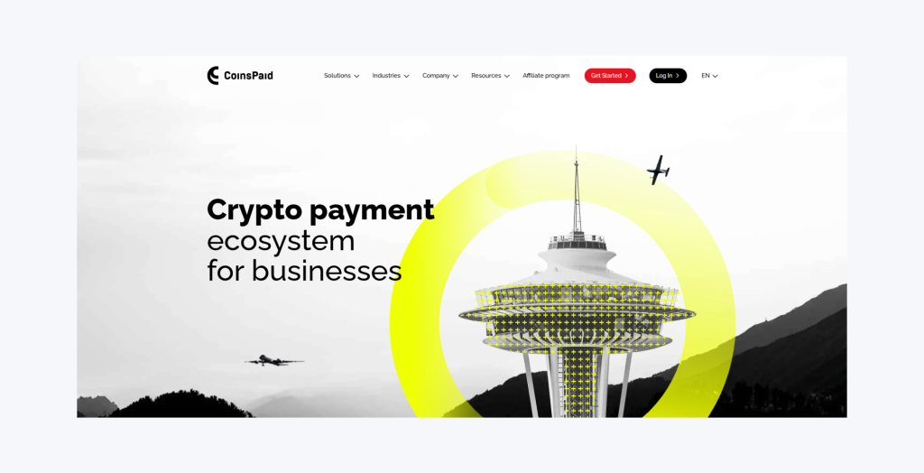 CoinsPaid website